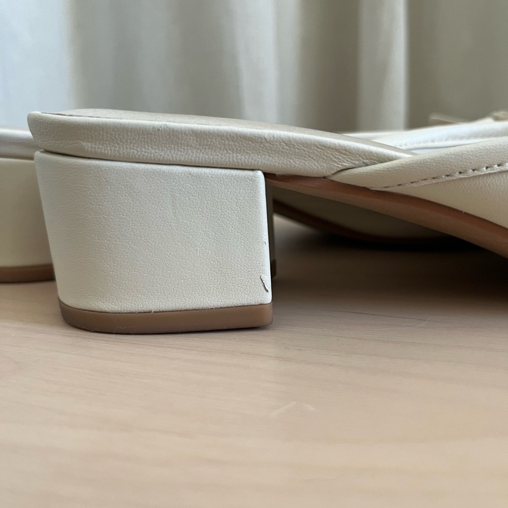 Matisse Basilio ivory leather ballet style mules - Picture 6 of 6